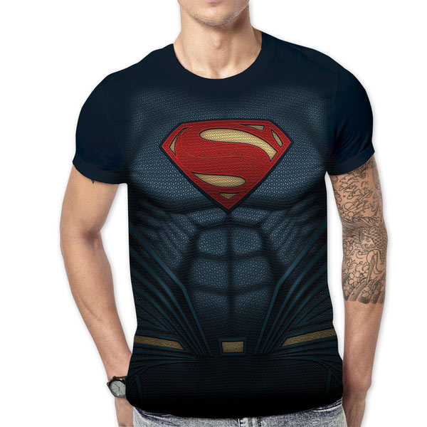 Camiseta traje Superman. Batman v Superman: El Amanecer de la Justicia