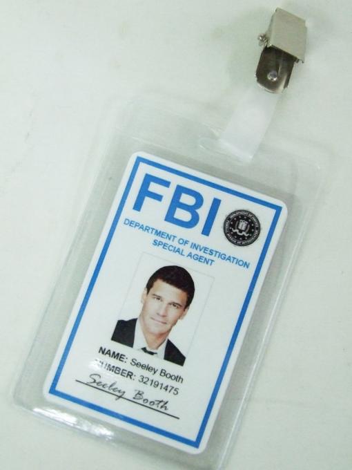 Carnet Credencial Bones. FBI