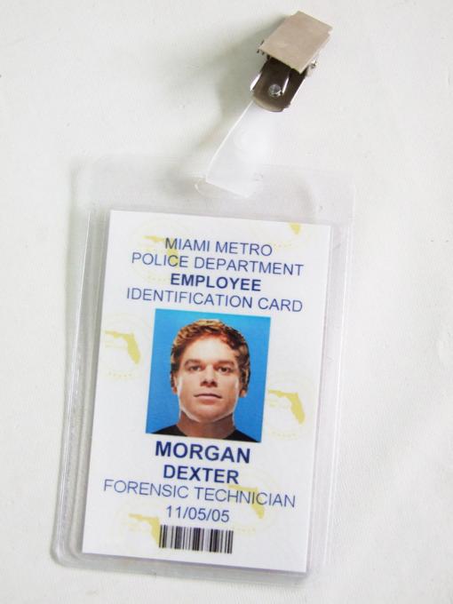 Carnet Identificativo Dexter. Morgan Dexter