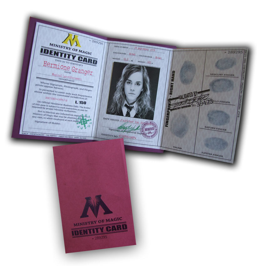 Carnet Ministerio de Magia
