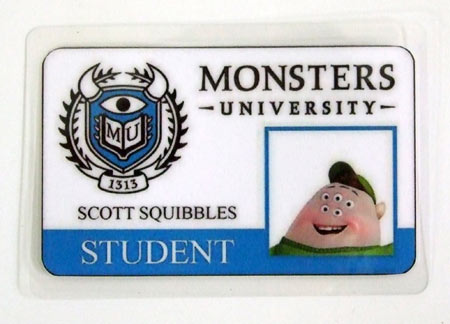 Carnet de estudiante Monstruos S.A. Monsters University. Squishy
