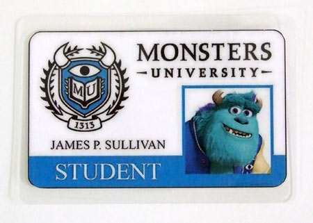 Carnet de estudiante Monstruos S.A. Monsters University. Sulley