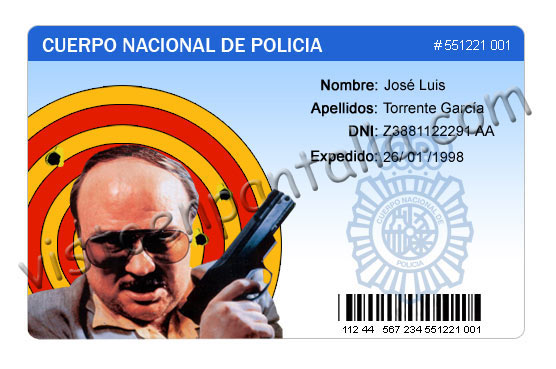 Carnet de policia Torrente