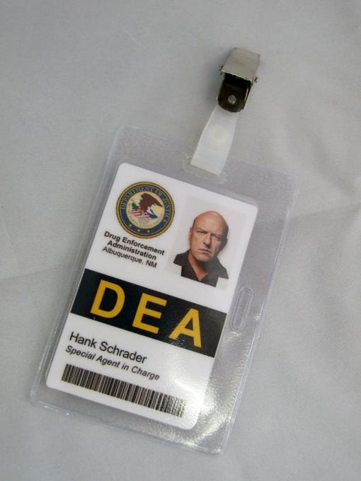 Carnet identificativo Breaking Bad. Hank Schrader