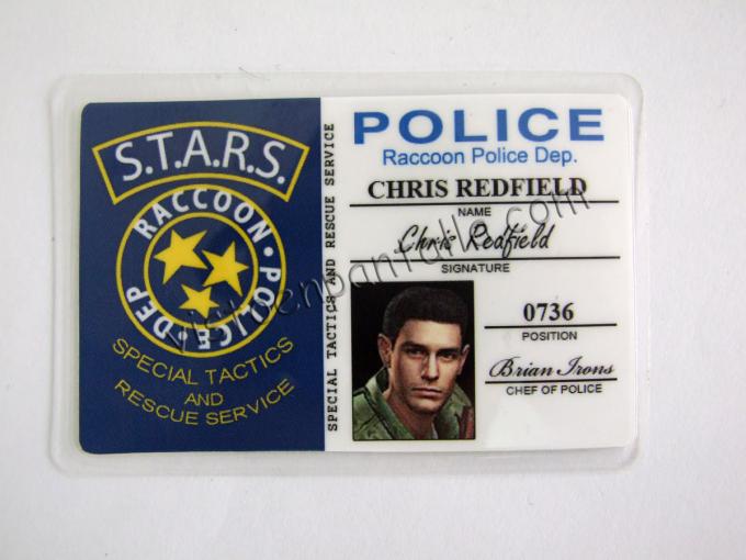 Carnet identificativo Resident Evil. STARS
