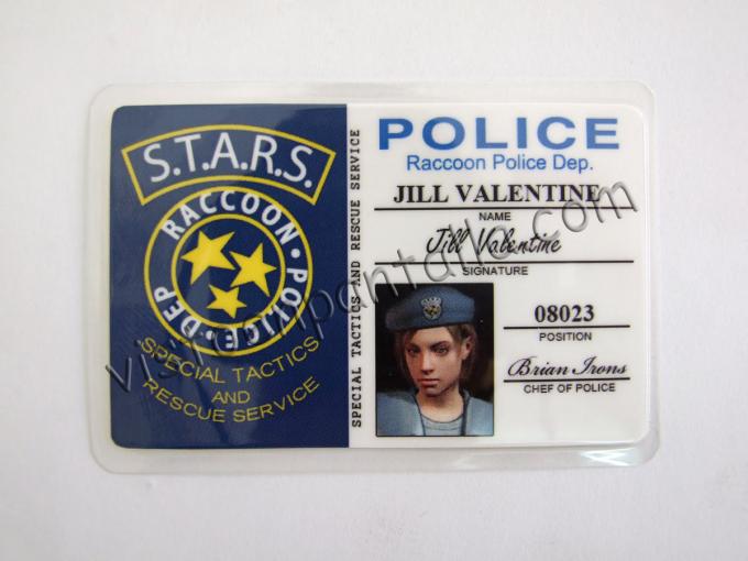 Carnet identificativo Resident Evil. STARS