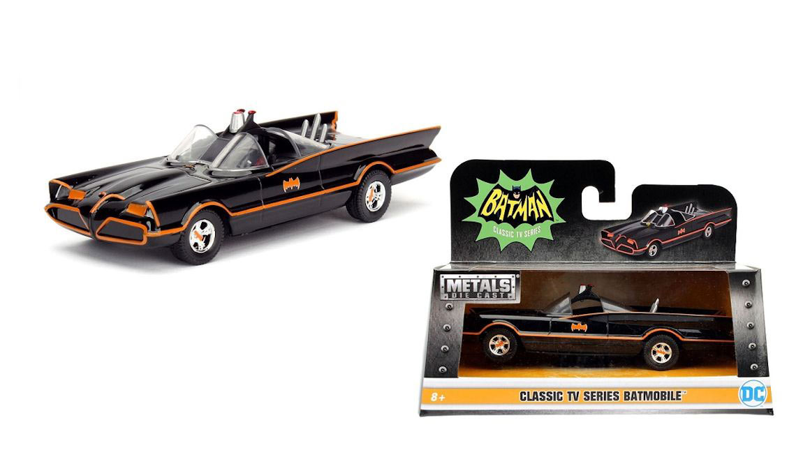 Coche Batmobil 1966. Línea series de TV clásicas. Escala 1/32. Jada Toys