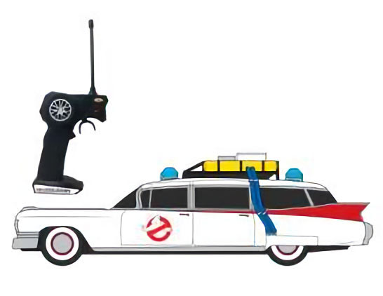 Coche Ecto-1 Los Cazafantasmas 35 cm. Por radiocontrol. Escala 1:16. NKOK