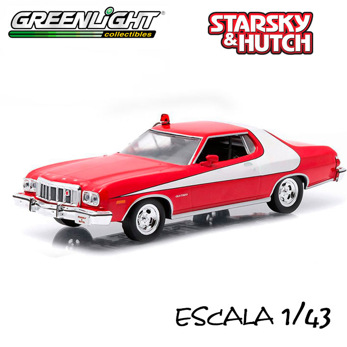 Coche Ford Gran Torino año 1976. Starsky & Hutch. Escala 1:43. Greenlight Collectibles