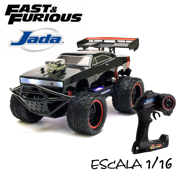 Coche por radiocontrol 1970 Dodge Charger Elite Offroad. A Todo Gas. Escala 1:12. Jada Toys