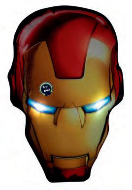 Cojín Iron Man 36 cm. Marvel Cómics. Con Iluminación LED