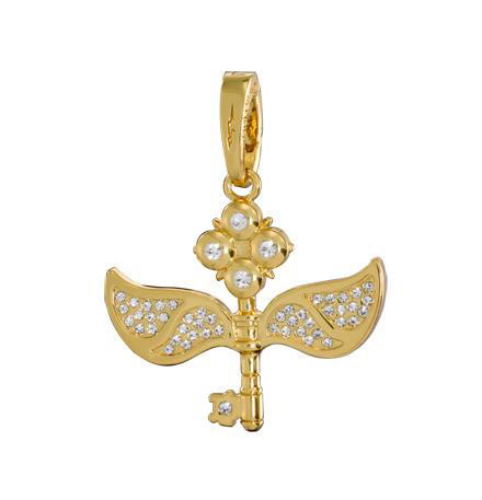 Colgante Charm Llave Alada. Harry Potter