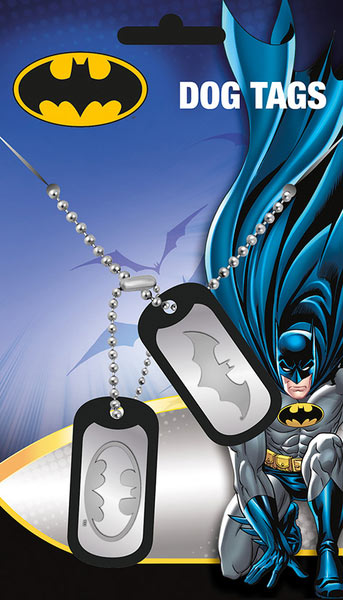 Colgante chapa identificativa Batman