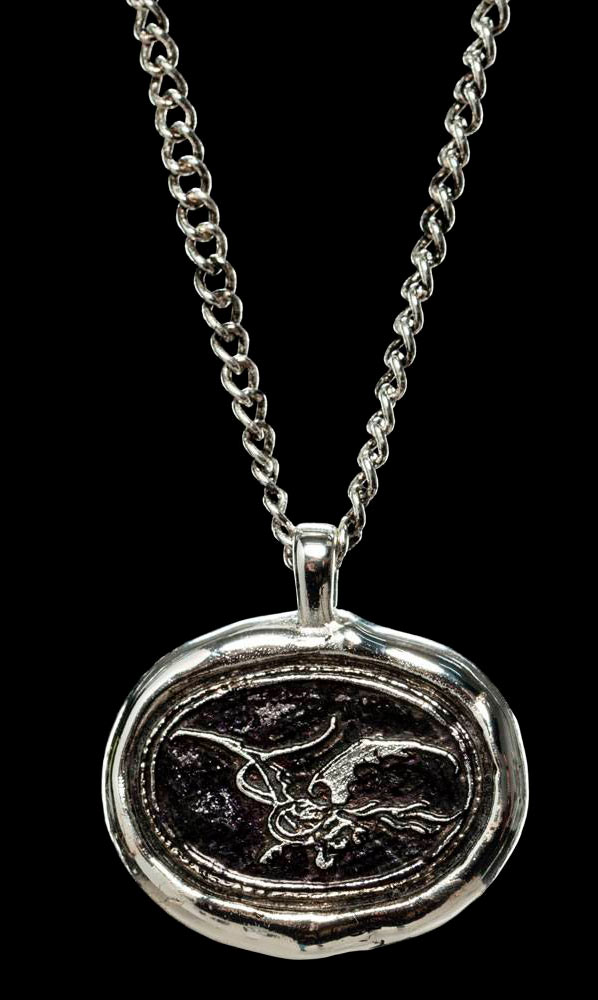 Colgante con Collar Smaug Wax Seal. El Señor de los Anillos. Weta Collectibles