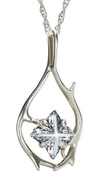 Colgante de plata elfa Tauriel. The Hobbit. Noble Collection