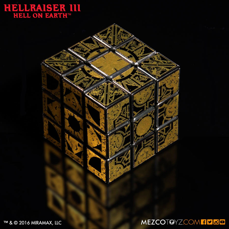 Cubo de Rubik caja de Lemarchand 10 cm. Hellraiser III: Hell on Earth. Mezco Toys