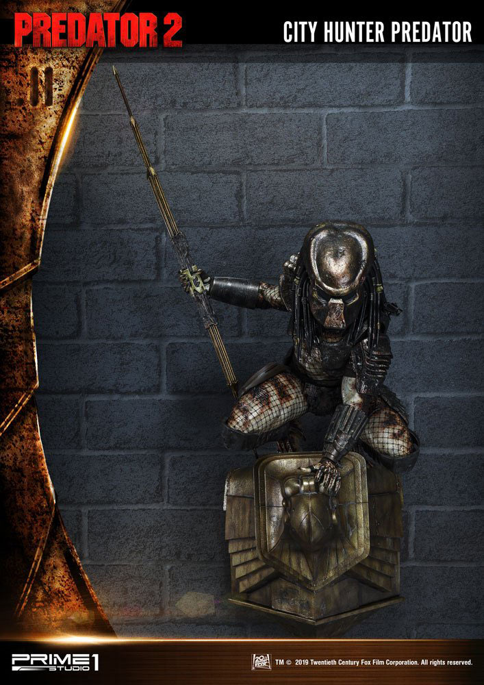 Decoración de pared 3D City Hunter Predator 79 cm. Predator 2. Wall Art. Con luz. Prime 1 Studio