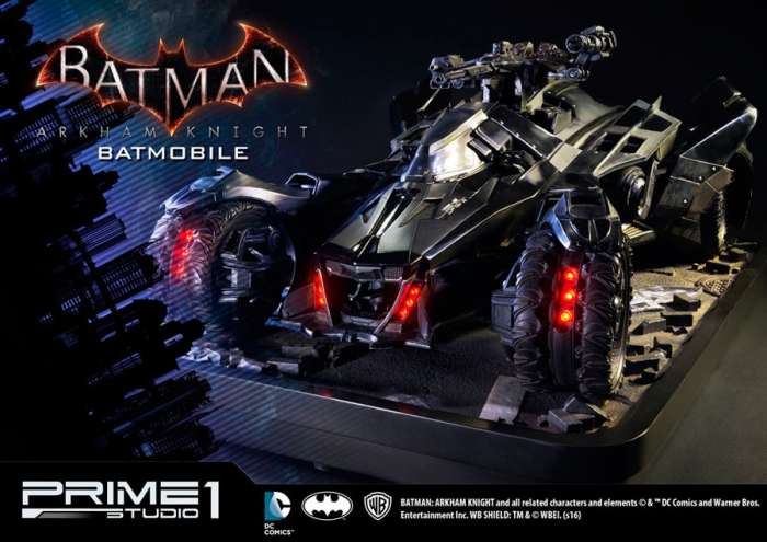 Diorama Batmobile 35 cm. Batman: Arkham Knight. Con luz. Escala 1:10. Línea Museum Master Line. Prime 1 Studio