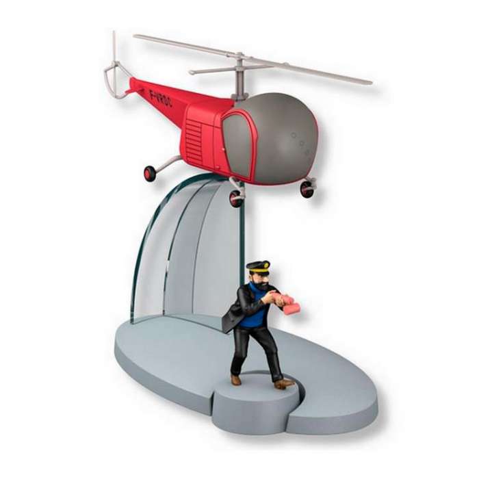 Diorama Helicóptero Borduorio. El Asunto Tornasol. Tintín