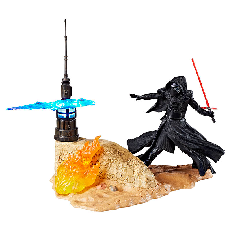 Diorama Kylo Ren 15 cm. Star Wars. Con luz. 2018. Línea The Black Series. Hasbro