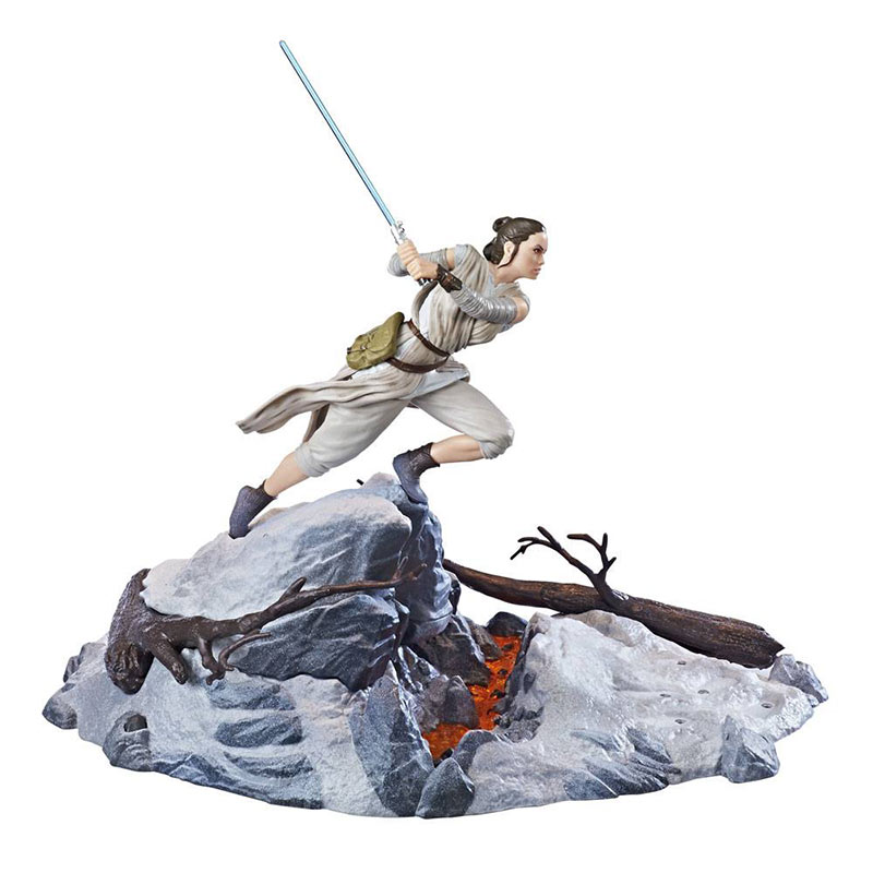 Diorama Rey (Starkiller Base) 15 cm. Star Wars Episodio VIII. Con luz. The Black Series Centerpiece. Hasbro.