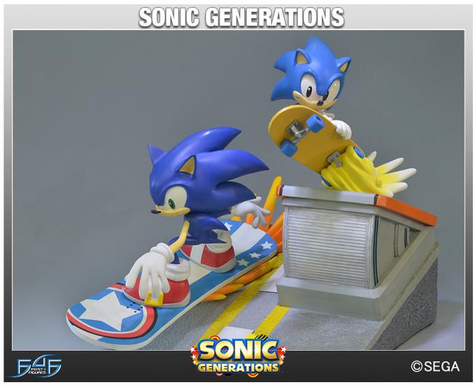 Diorama Sonic Generations. First 4 Figures