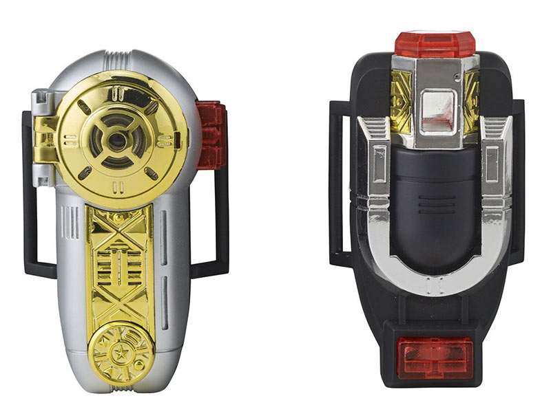 Dispositivo Morpher Zeonizer. Power Rangers. Con luz y sonido. Escala 1:1. Tamaño real. Bandai