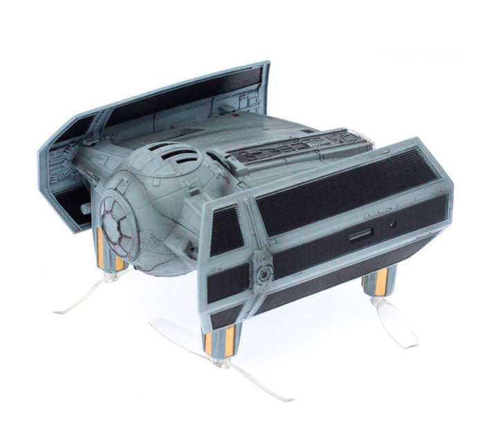 Dron Quadcopter caza imperial Tie Advanced X1. Star Wars. Propel