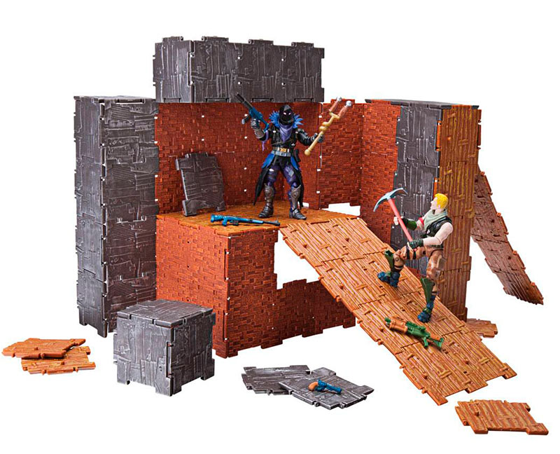 Escenario de Juego Fortnite con figuras. Jazwares