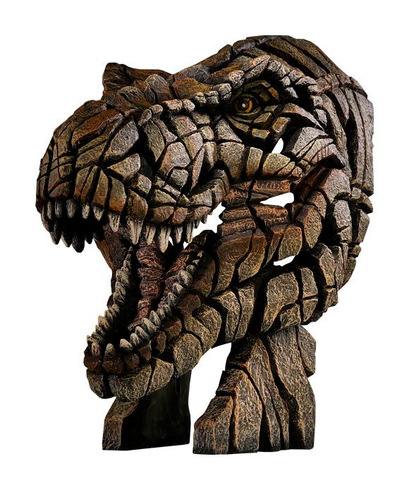 Escultura busto T-Rex 50 cm. Jurassic Park (Parque Jurásico). Enesco