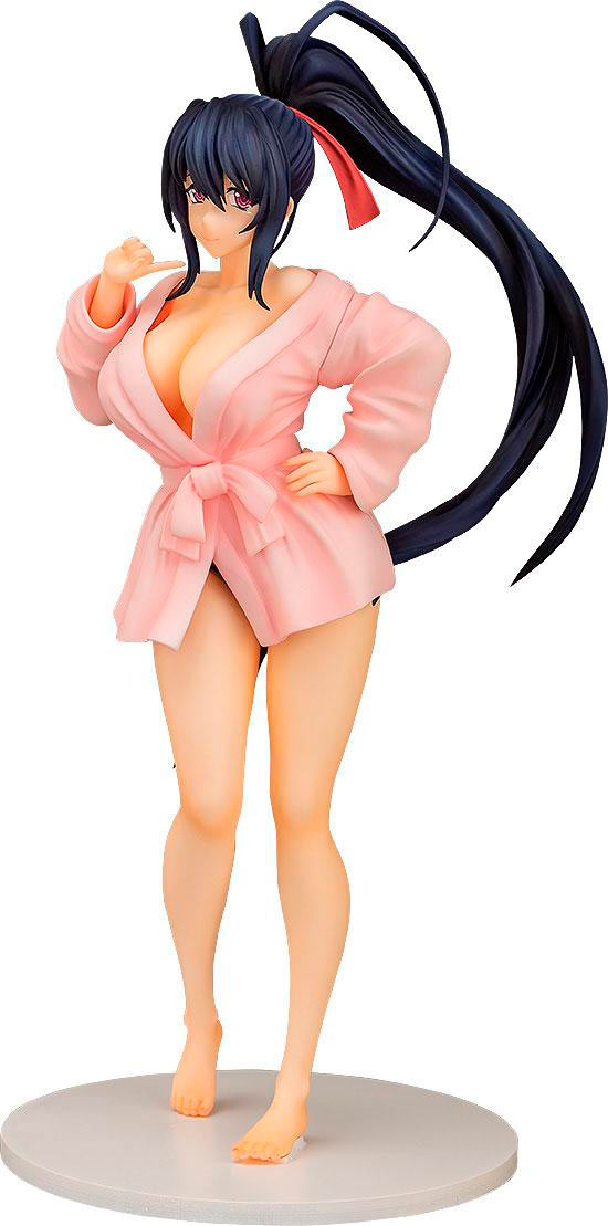 Estatua Akeno Himejima 24 cm. High School DxD. Versión Bata de baño. Escala 1:7. FREEing