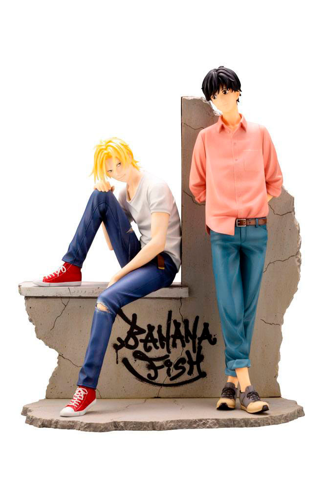 Estatua Ash Lynx & Eiji Okumura 25 cm. Banana Fish. ARTFXJ. Escala 1:8. Kotobukiya