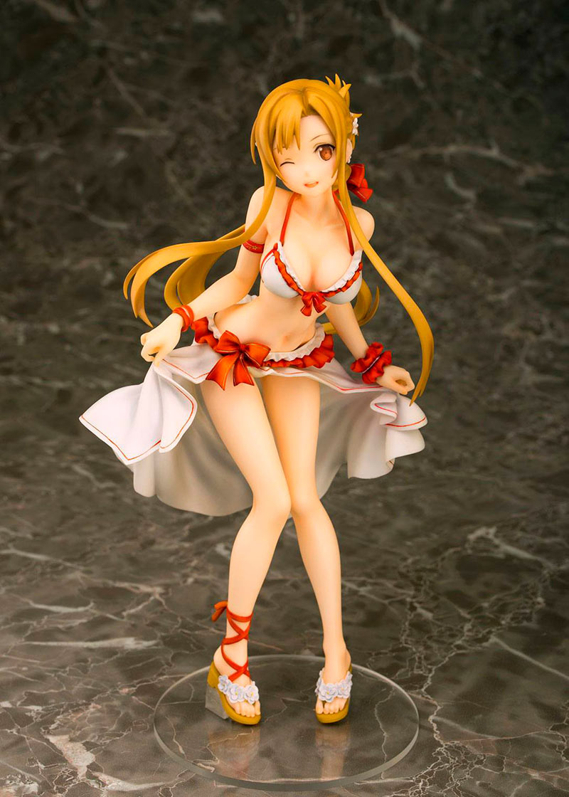 Estatua Asuna 23 cm. Sword Art Online. Versión Swimwear. Escala 1:7. Phat Company
