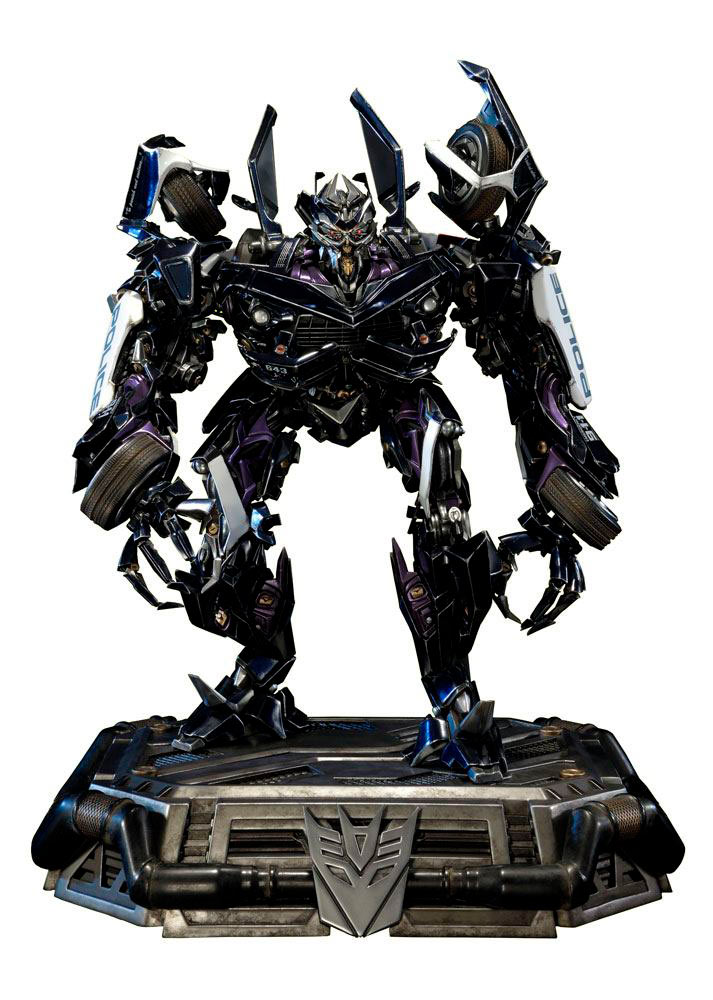 Estatua Barricade 76 cm. Transformers Generations. Con luz. Prime 1 Studio
