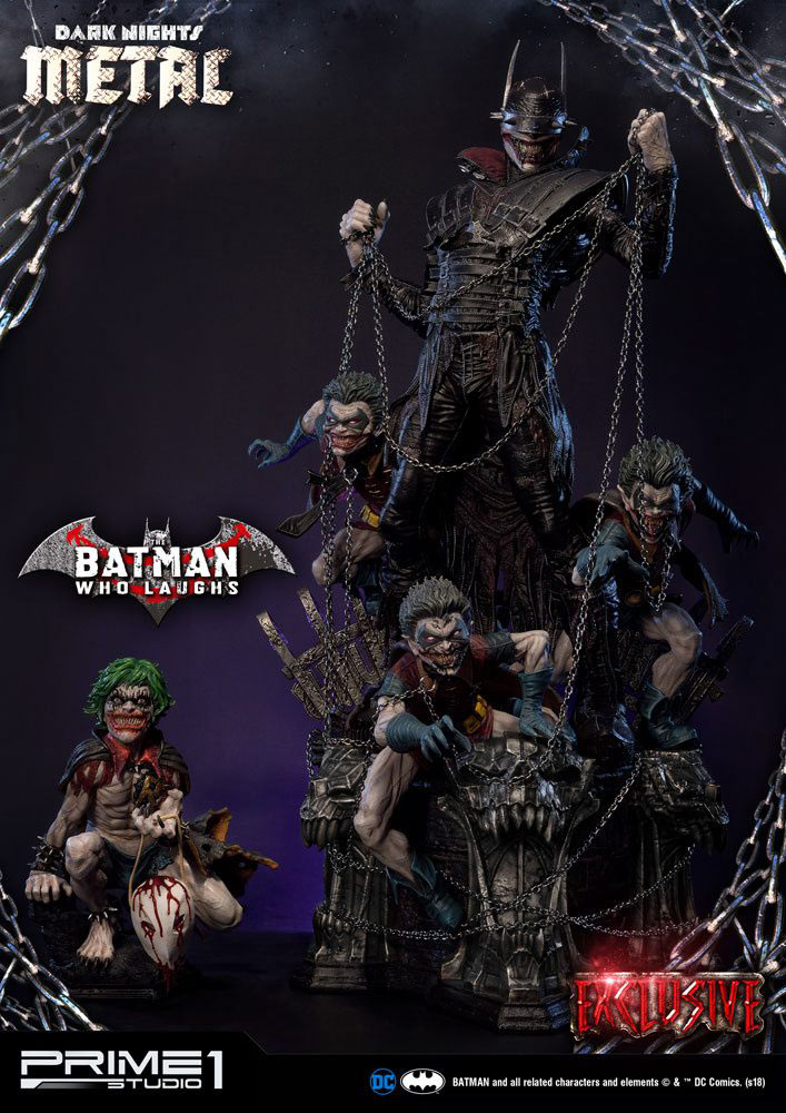 Estatua Batman Who Laughs 86 cm. Dark Nights: Metal. Edición Exclusiva. Escala 1:3. Prime 1 Studio