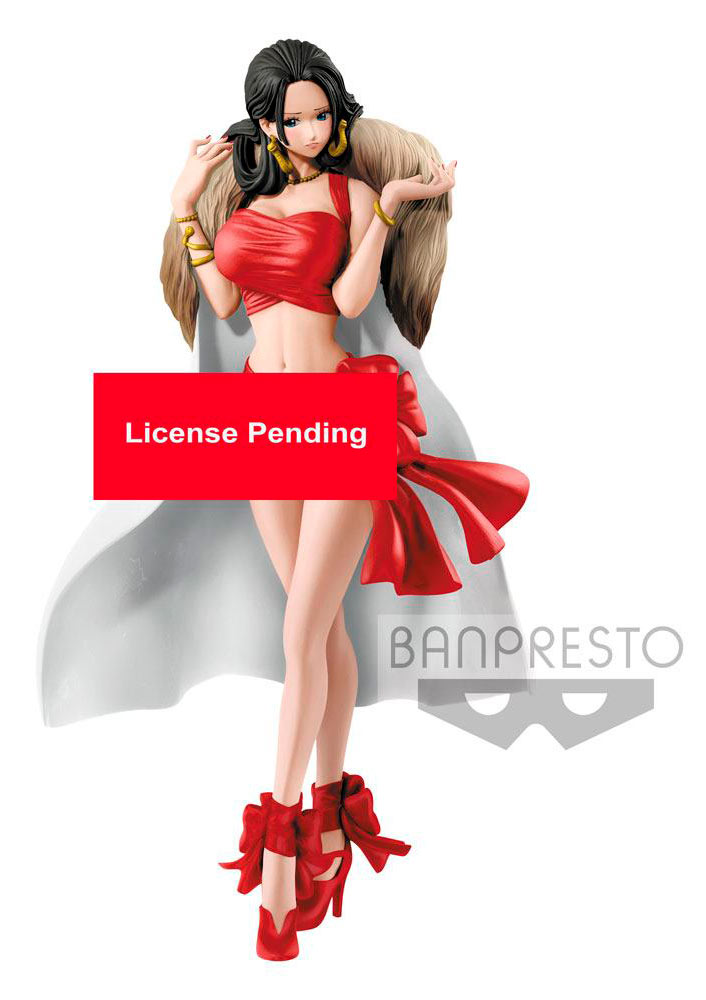 Estatua Boa Hancock Christmas Style B 25 cm. One Piece. Glitter & Glamours. Banpresto