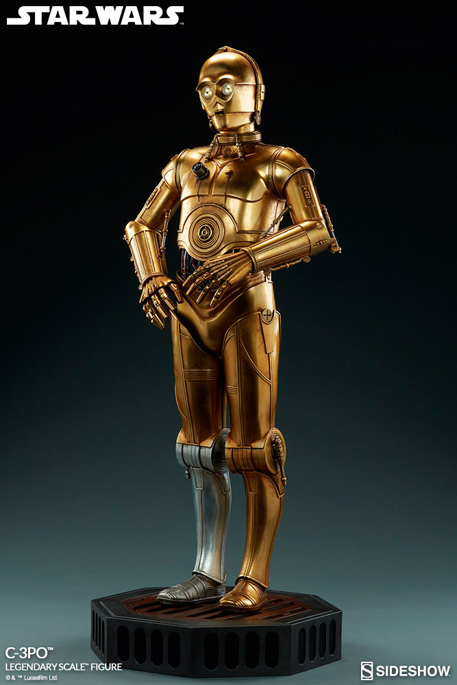 Estatua C3PO 98 cm. Star Wars. Escala 1:2. Legendary Scale. Sideshow Collectibles