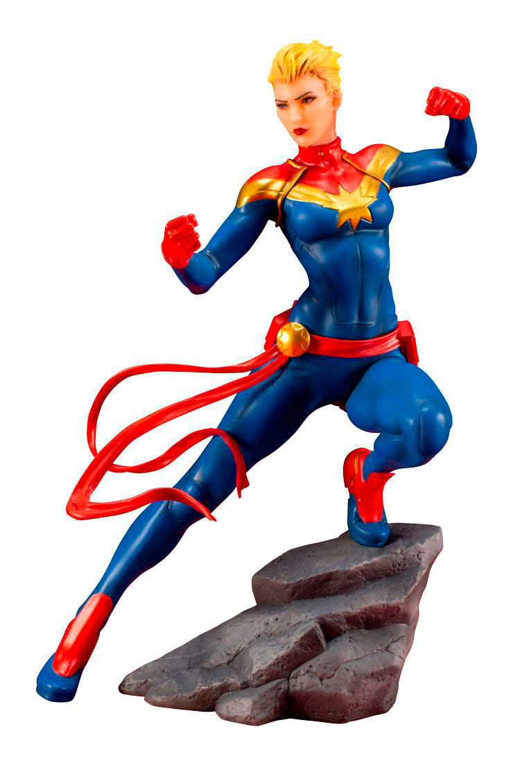 Estatua Capitana Marvel 17 cm. ARTFX+. Marvel Universe Avengers. Escala 1:10. Kotobukiya