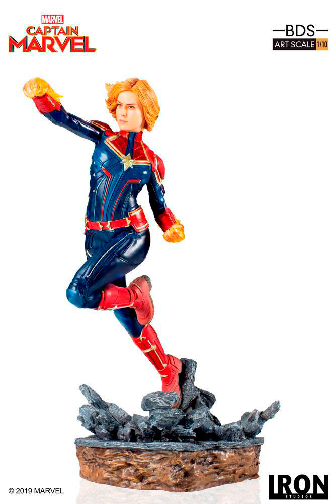 Estatua Capitana Marvel 20 cm. BDS Art Scale. Escala 1:10. Edición limitada. Iron Studios