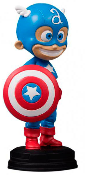 Estatua Capitán América 15 cm. Diseño Skottie Young. Marvel Cómics. Gentle Giant