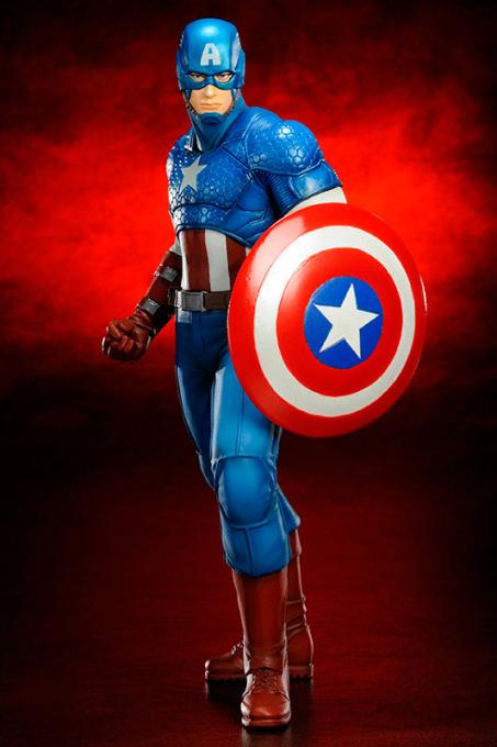 Estatua Capitán América (Avengers Now) 19 cm. ARTFX+. Marvel Cómics. Kotobukiya