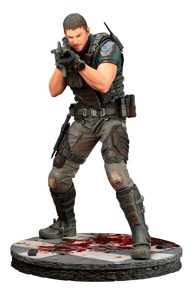 Estatua Chris Redfield 29 cm. Resident Evil: Vendetta. ARTFX. Escala 1:6. Kotobukiya