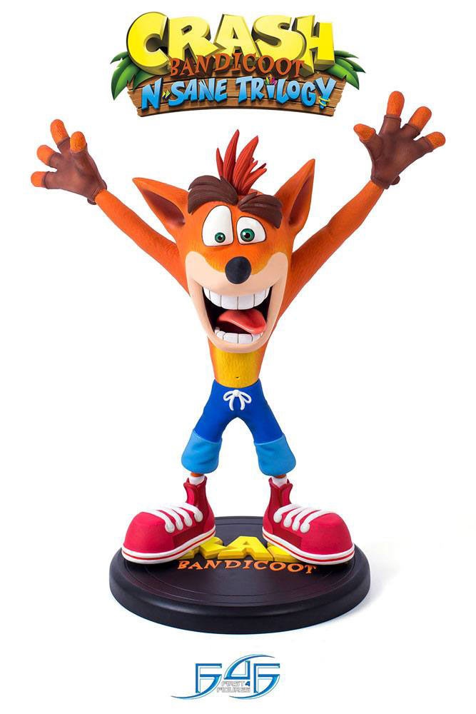 Estatua Crash Bandicoot 23 cm. Crash Bandicoot N. Sane Trilogy. First 4 Figures