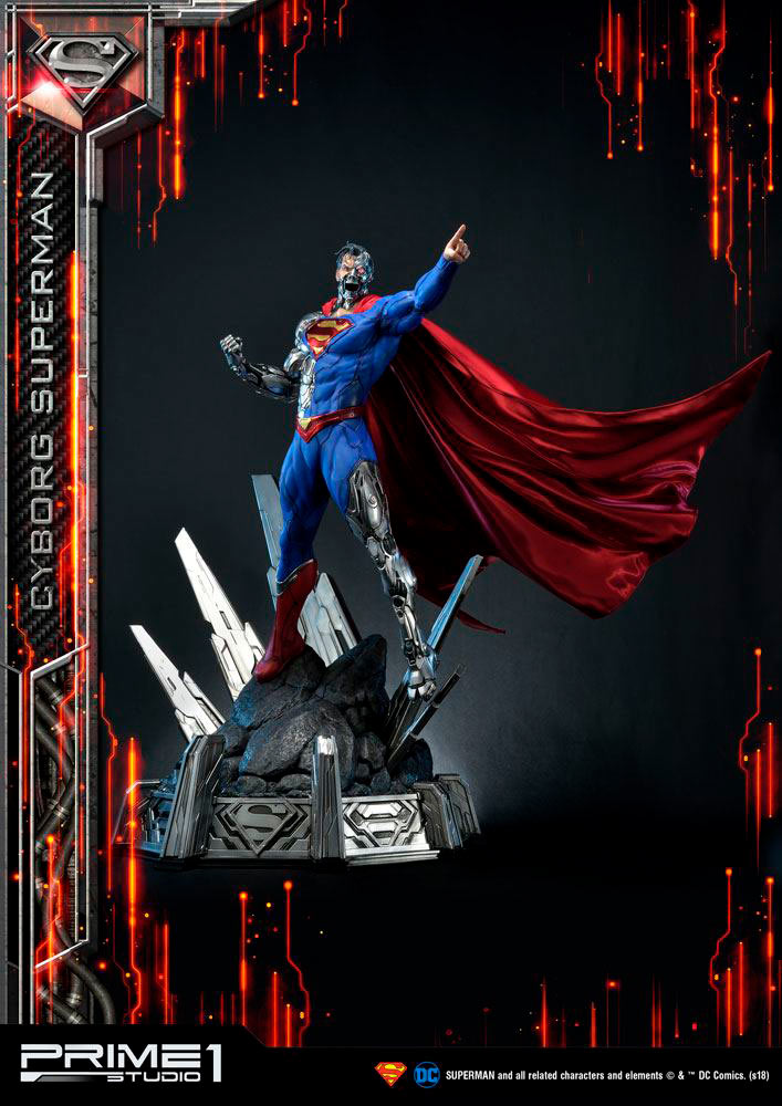 Estatua Cyborg Superman 93 cm. Escala 1:3. DC Cómics. Prime 1 Studio