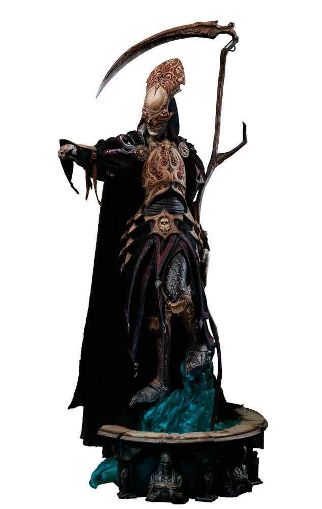 Estatua Death Master of the Underworld 76 cm. Court of the Dead. Línea Premium Format. Sideshow Collectibles