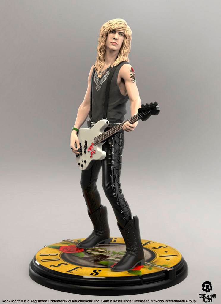 Estatua Duff McKagan 20 cm. Guns n' Roses. Línea Rock Iconz. Knucklebonz
