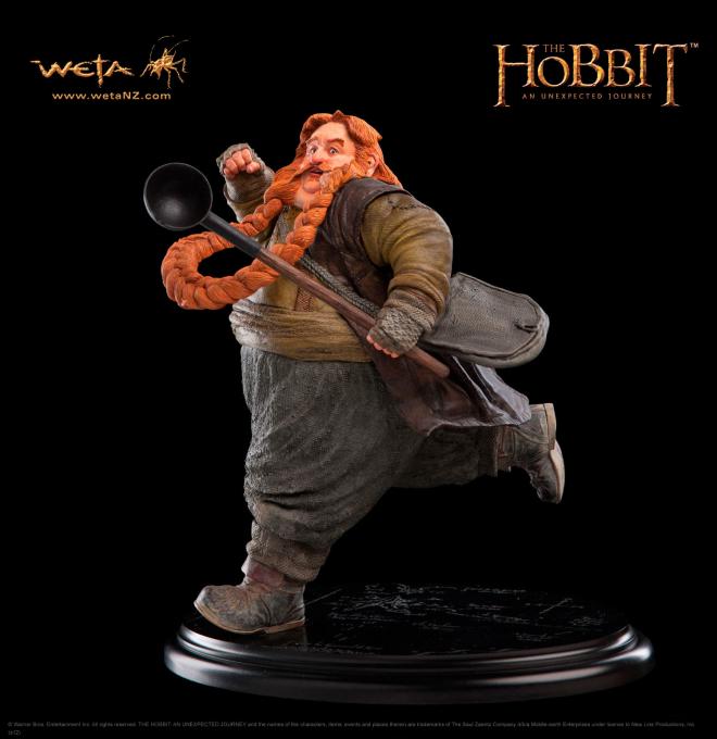 Estatua El Hobbit. Bombur 24 cm. Weta Collectibles