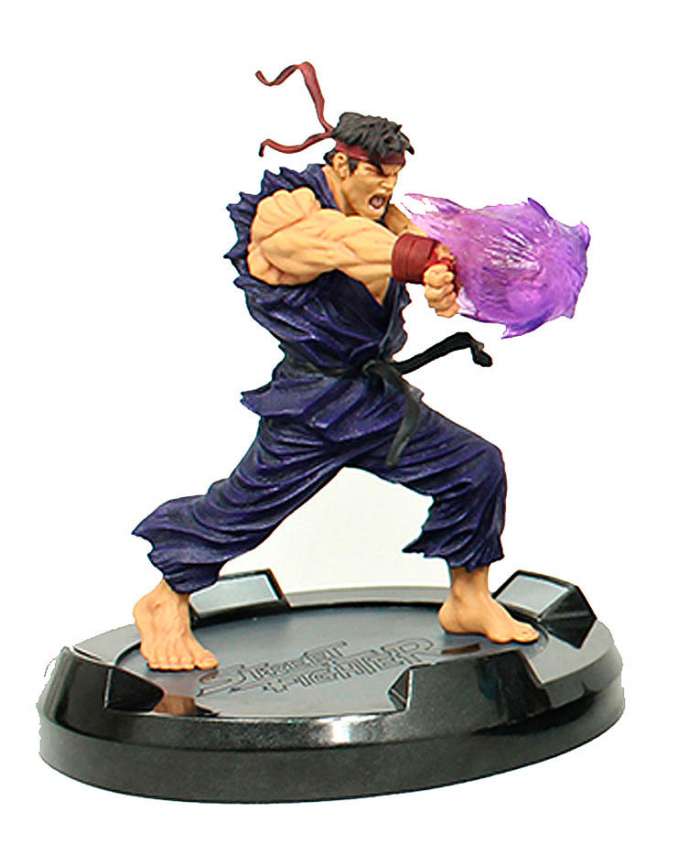 Estatua Evil Ryu 26 cm. Street Fighter V. Con luz. Multiverse Studio