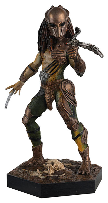 Estatua Falconer Predator 13 cm. Alien & Predator. Línea The Alien & Predator Figurine Collection. Eaglemoss Publications