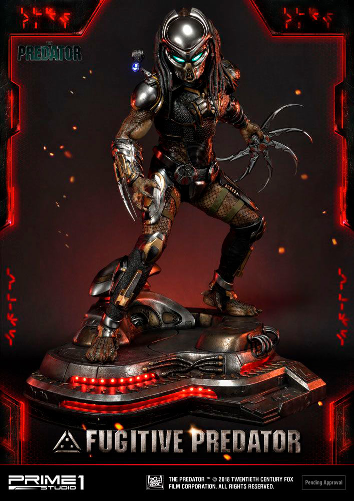 Estatua Fugitive Predator 75 cm. Predator 2018. Escala 1:4. Con luz. Prime 1 Studio
